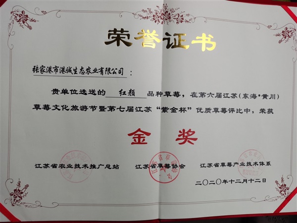 榮譽(yù)證書